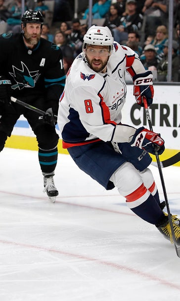 Ovechkin scores NHL-leading 39th as Capitals beat Sharks 5-1